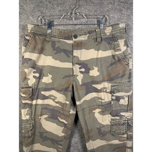 Redhead Original Trailhead Cargo Pants Mens 40x32 Camo Green Cotton Straight Leg